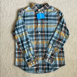 Columbia plaid button up